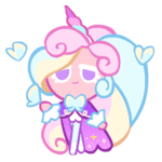 Cream Unicorn Cookie "Dont you dare break the cookies dreams"