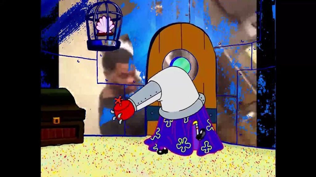 SpongeBob Falling by TRIXONU Sound Effect Meme Button Tuna