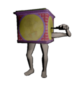 Jester coming out of his box