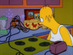 Homer Simpson : The Simpsons No trouble