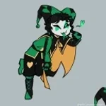 Harlequin is feeling green