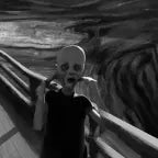 (muffled) Let me out