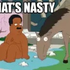 Oh that's nasty Cleveland Brown