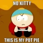 NO KITTY THIS IS MY POT PIE