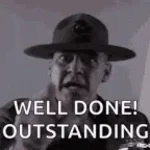 Full Metal Jacket  Gunnery get up get on your feet