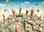 Donate announcer money money money - Sound