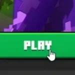 Playing Minecraft in the cave looking for diamonds