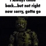 Crumbling Dreams - Springtrap Cover