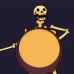 skeleton banging shield (copy)