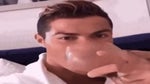 ronaldo drinking meme loud