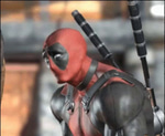 Deadpool crying