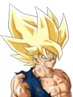 goku goes super saiyan pt 1