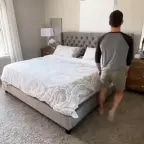 Going to bed