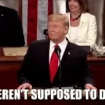 "Oh.. you weren't supposed to join.."