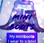 these mini boots are mine