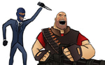 Team Fortress 2 Heavy - Spy is not our spy