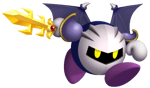Kirby and the Forgotten Land Meta Knight METAL VERSION GOES HAR