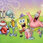 Spongebob feat Patrick, Squidward and mrs. Krabs