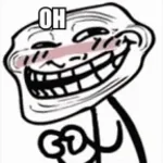 Troll face laugh (1.5x)