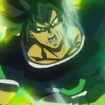 Broly's Reaction to seeing his father dead