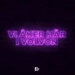 vi åkar her i volvon
