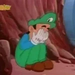 luigi crying