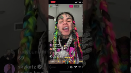 6ix9ine Excited