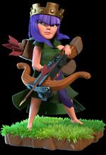 Archer queen attack - Clash of Clans