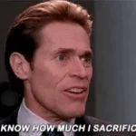 NO saben cuánto he sacrificado_ (Origen)