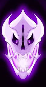 epic sans Gaster Blaster Blue Screen