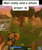 Arab guy says prayer before blowing someone up in fortnite!!! - Sound