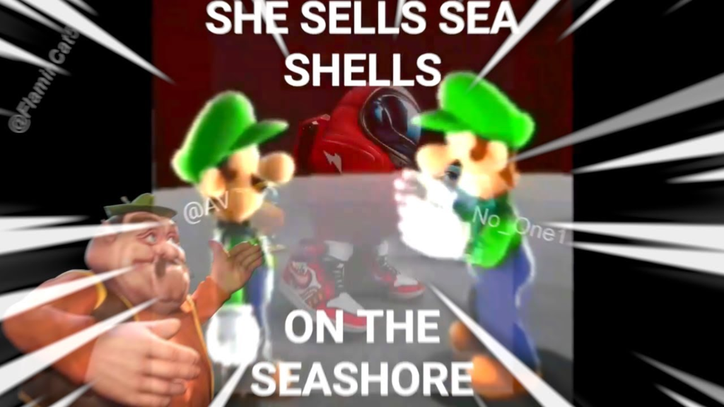 Seashells rap with amogus but i added morshu beatboxing by Erumokaito