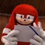 Knuckles can't read
