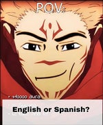 sukuna english or spanish