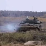 Russian kid shooting tank. (copy)