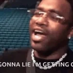 I ain't gon lie I'm getting cooked meme