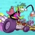 Beast boy driving car