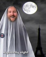 IN THE STREETS OF PARIS, A GHOSTLY SIGHT