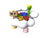 mario wii cloud world theme