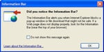 Windows XP Information Bar