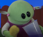 feefler drinking juice