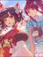 mahjong soul lobby sakura