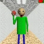 baldi eating apple