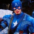 CAPTAIN AMERICA when it starts follow my lead