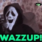 WAAZZZUUP!!!  #shorts #funny #ghostface