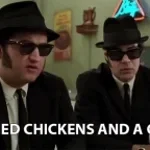 Chicken and a can of coke