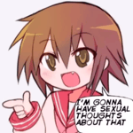 Im going to have sexual thoughs about that