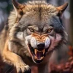Wolf Snarling