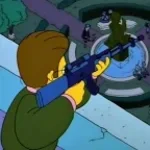 Flanders - Ahí está Homero...