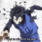 I WANT TO WIN WITH MY GOAL isagi yoichi